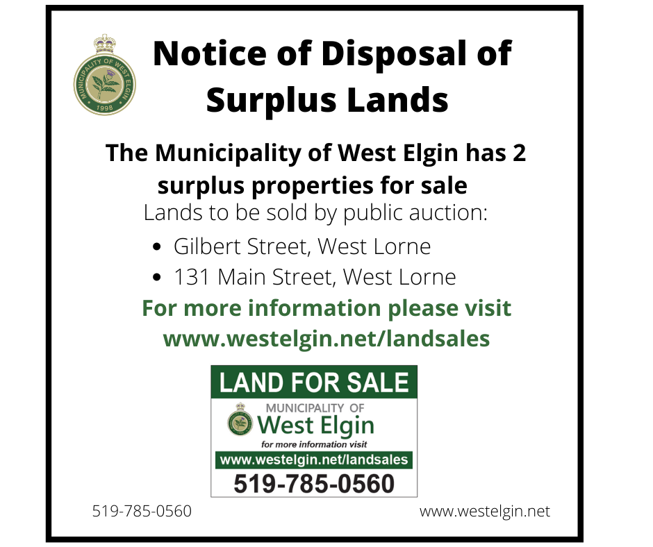 Notice of Disposal of Surplus Lands
