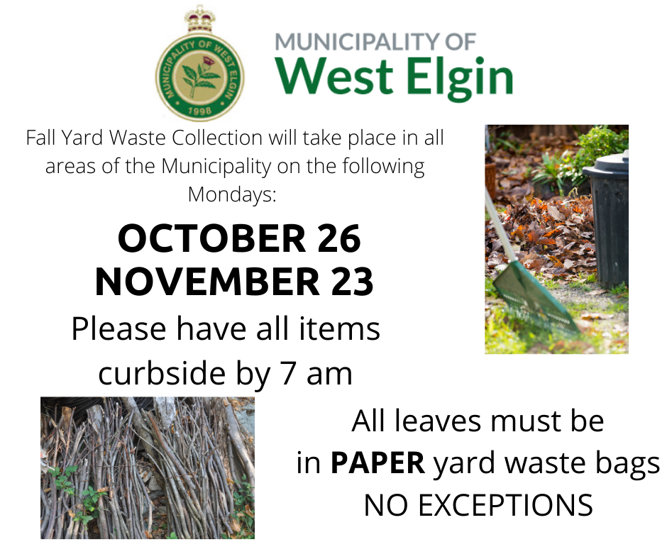 yard waste poster