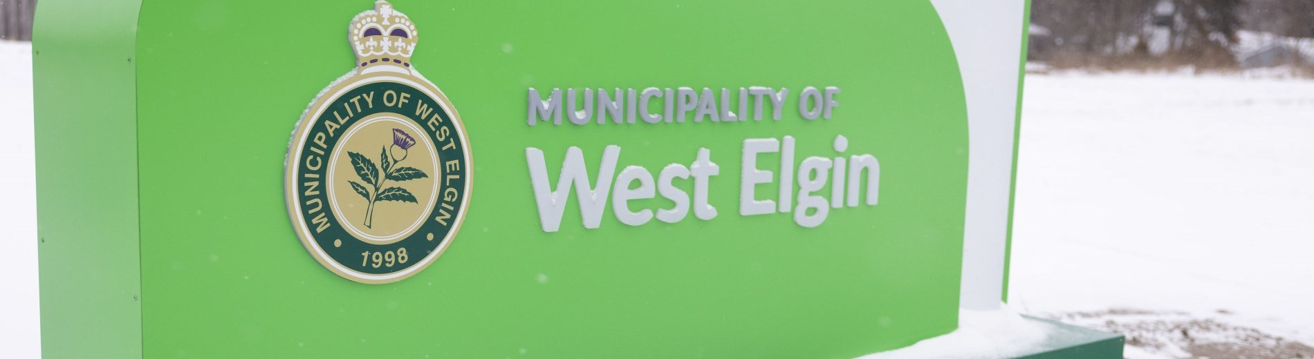 West Elgin Logo on Sign