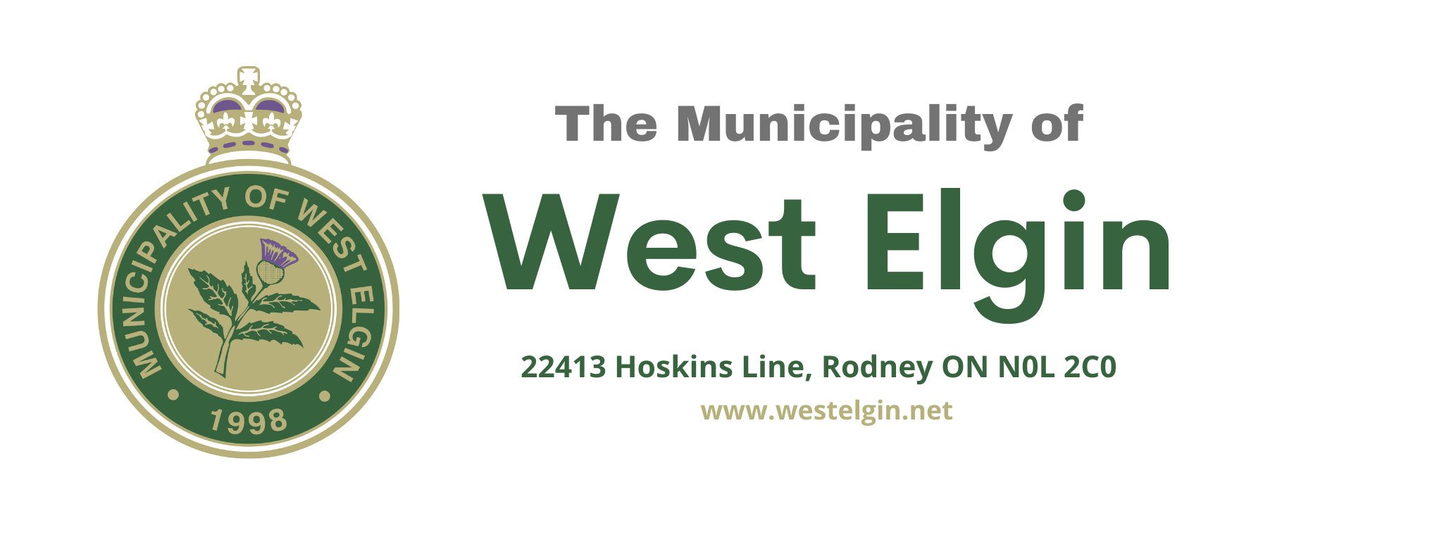 The Municipality of West Elgin logo