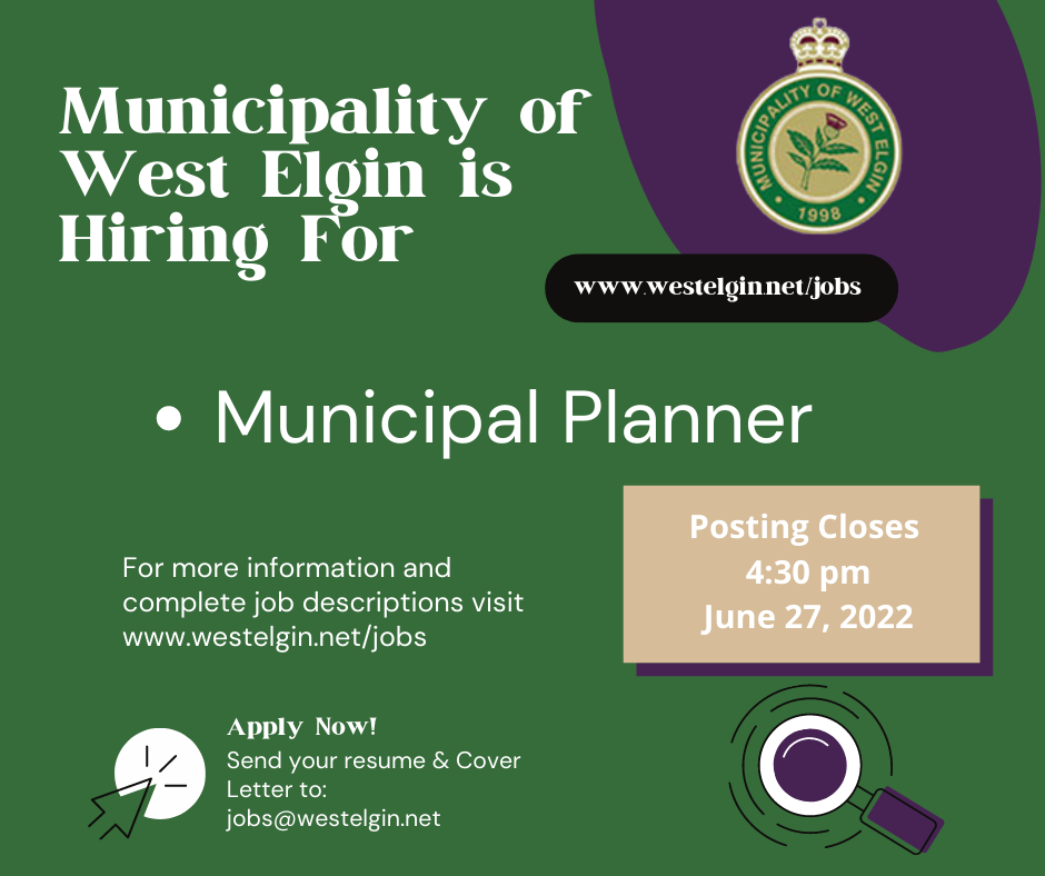 Ad for Hiring Municipal Planner