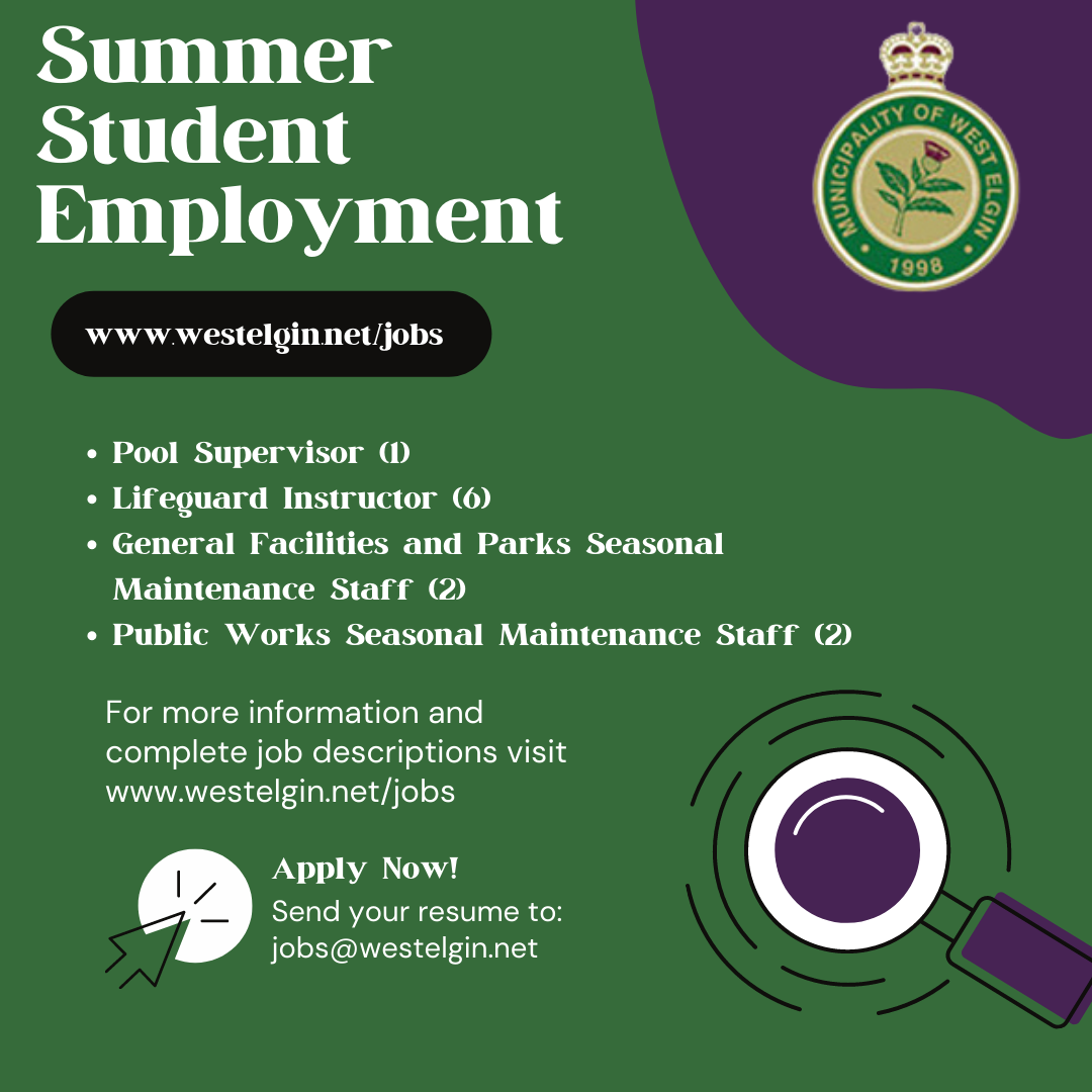 Summer Student Job Posting 2022 poster 