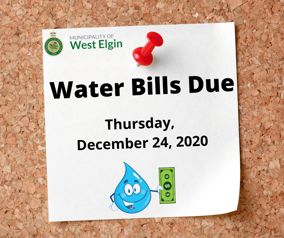 Water Bill Reminder-Dec 24