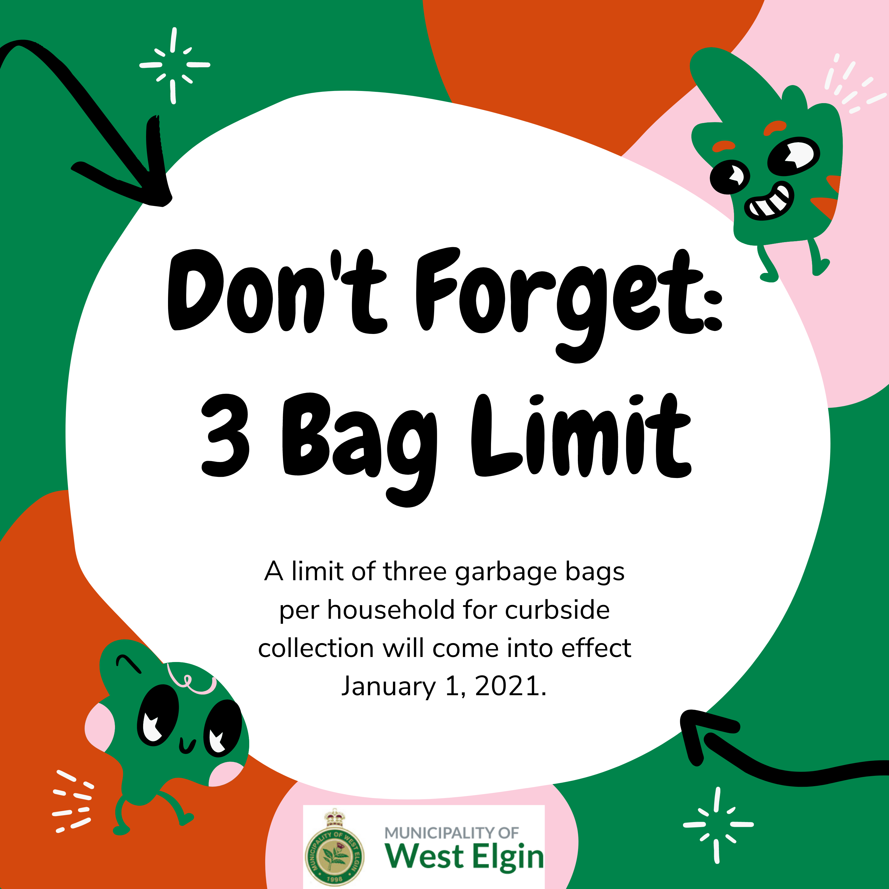 Garbage Bag Limit Reminder