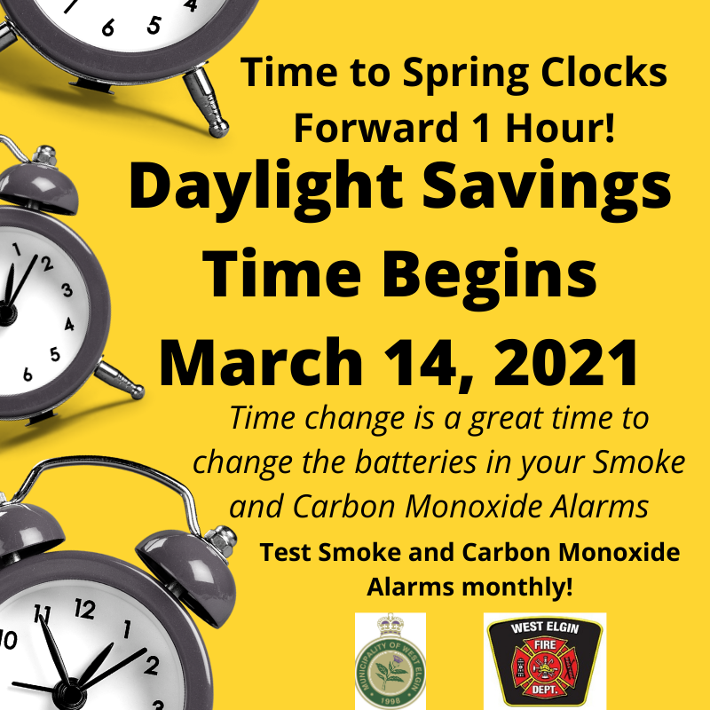 Spring Forward Notice