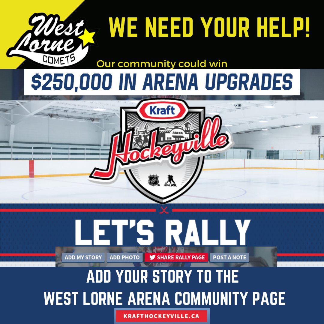 2023 Lets Rally Kraft Hockeyville Poster