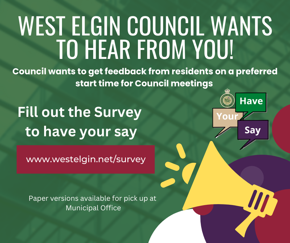 Have Your Say on Council Start Times