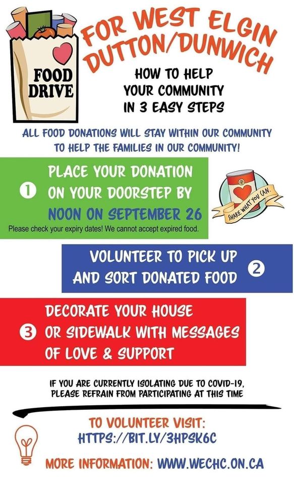 Food drive poster