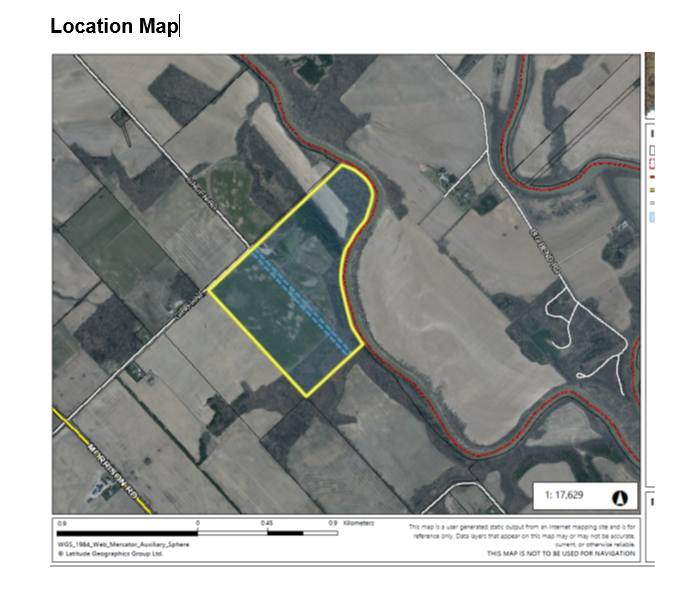 Map of Road Closure Location