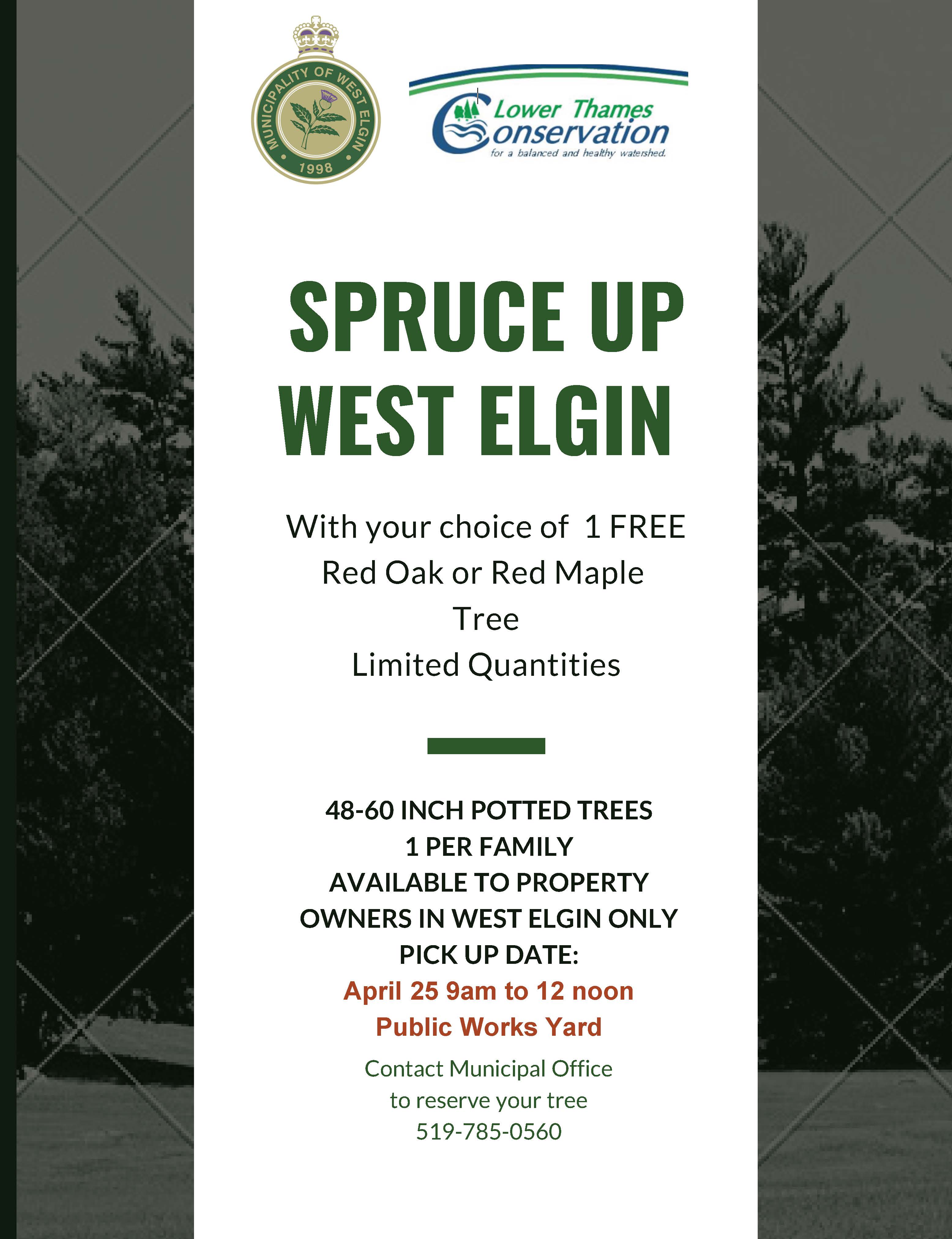 Spruce Up West Elgin Poster