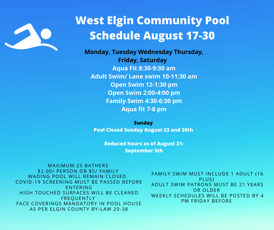 Pool Schedule 