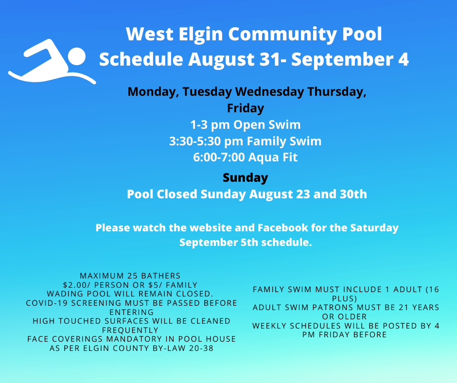 Pool Schedule 