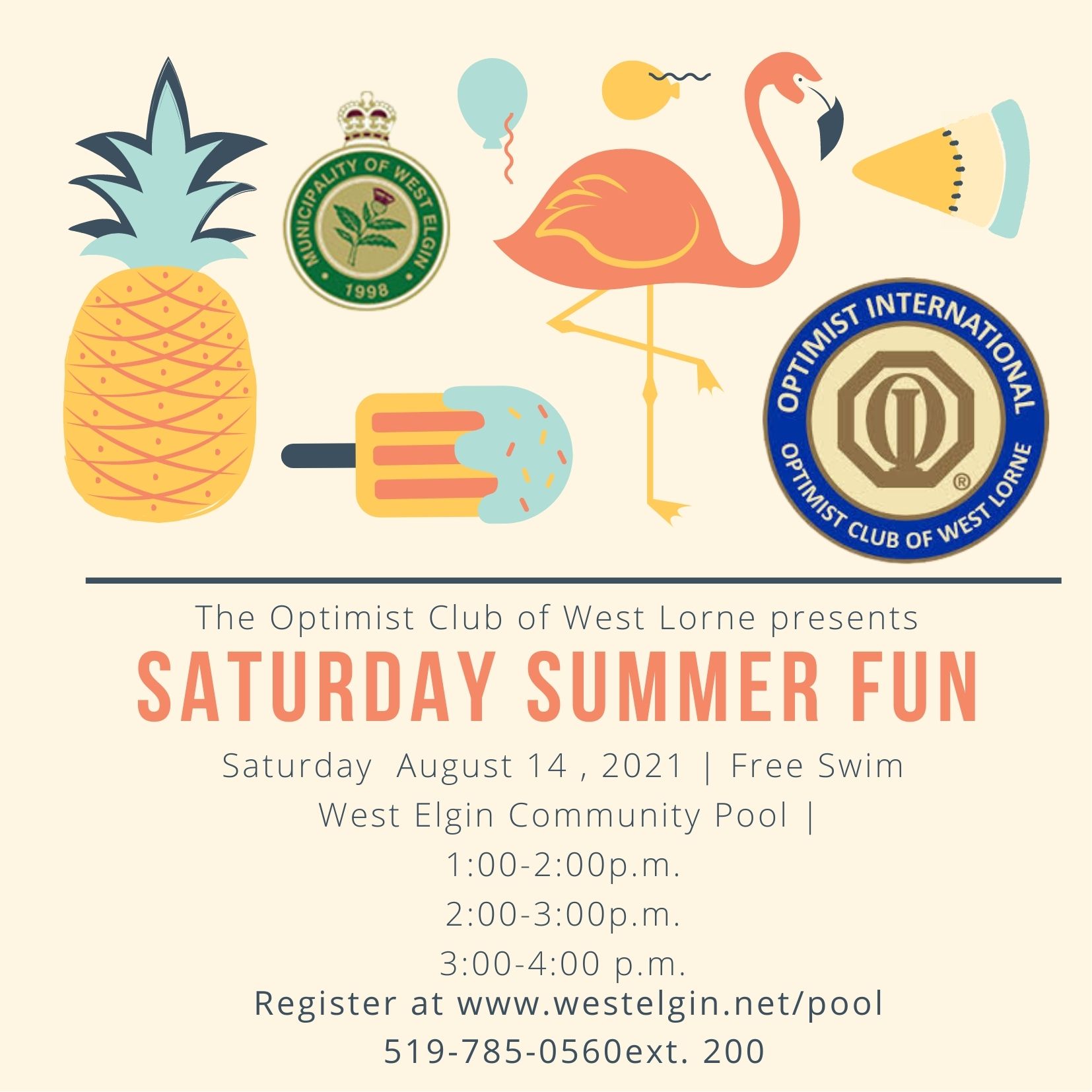 Saturday Summer Fun Poster