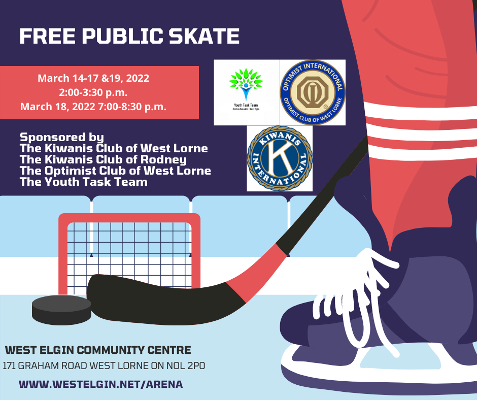 Free Public Skate Poster 