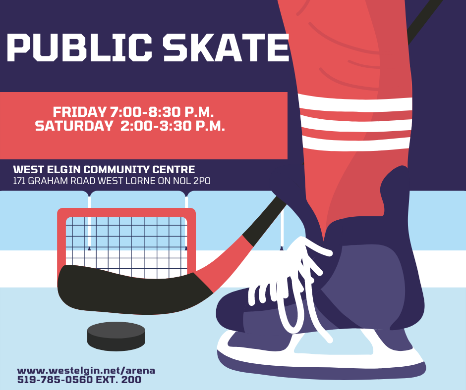 Public Skating Poster 