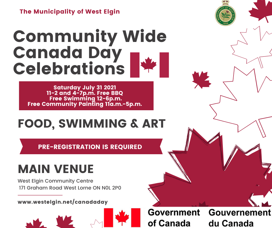 Canada Day Community Celebrations Poster