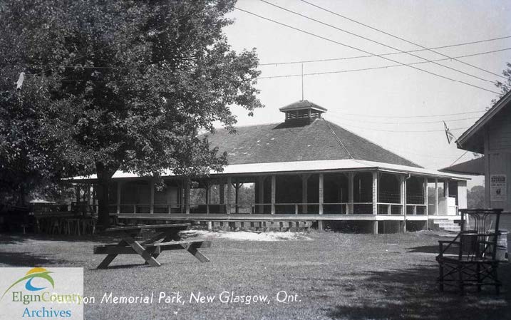 Historic photo of dance hall at Port Glasgow 