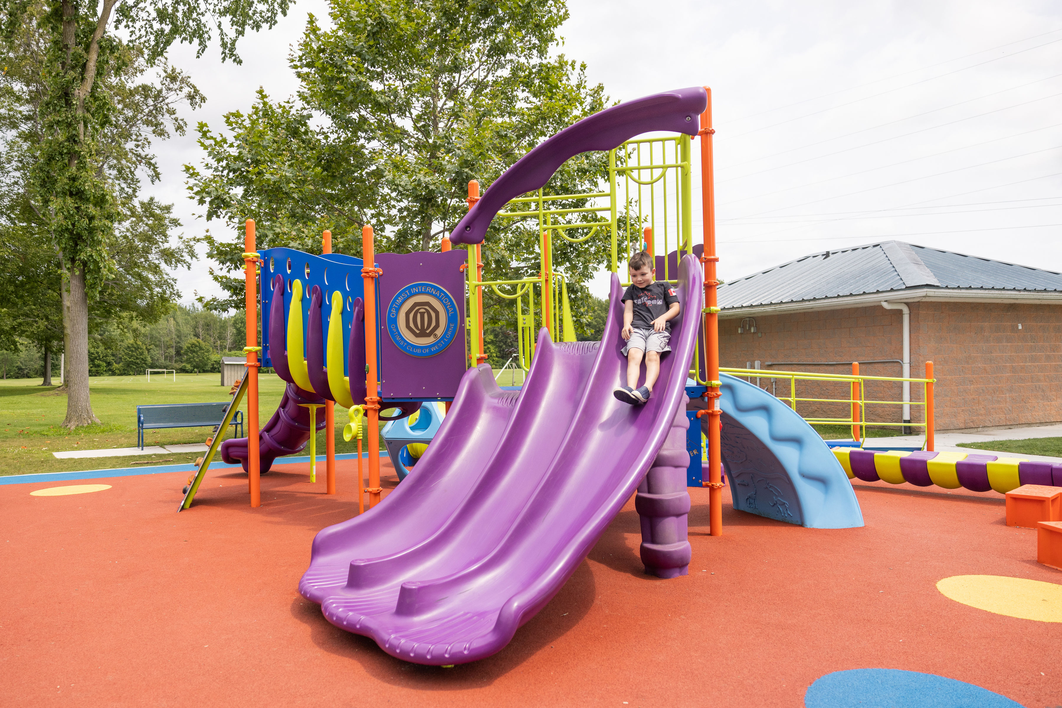Slides and playground equipment