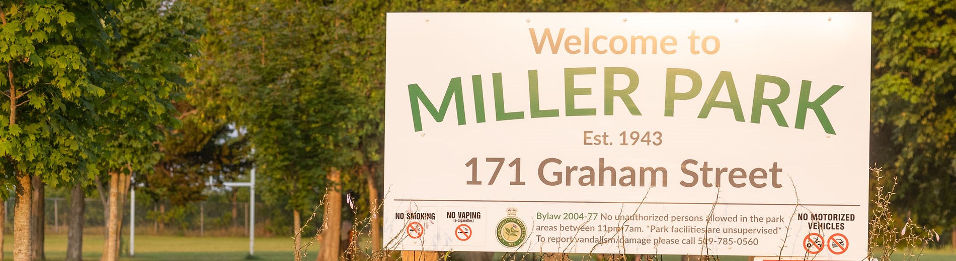 Miller Park Sign