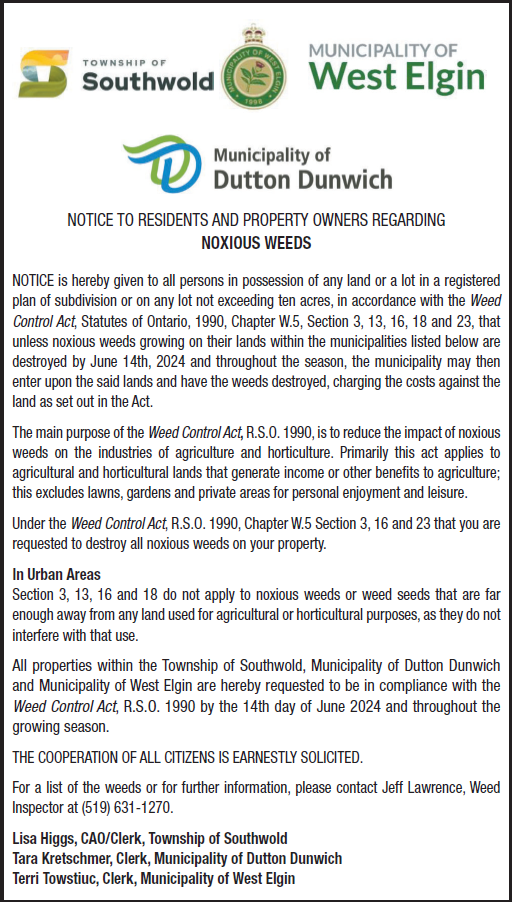 2024 Noxious Weeds Notice