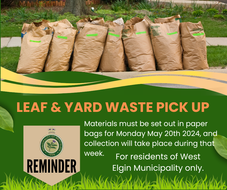 2024 Spring Yard Waste Collection 